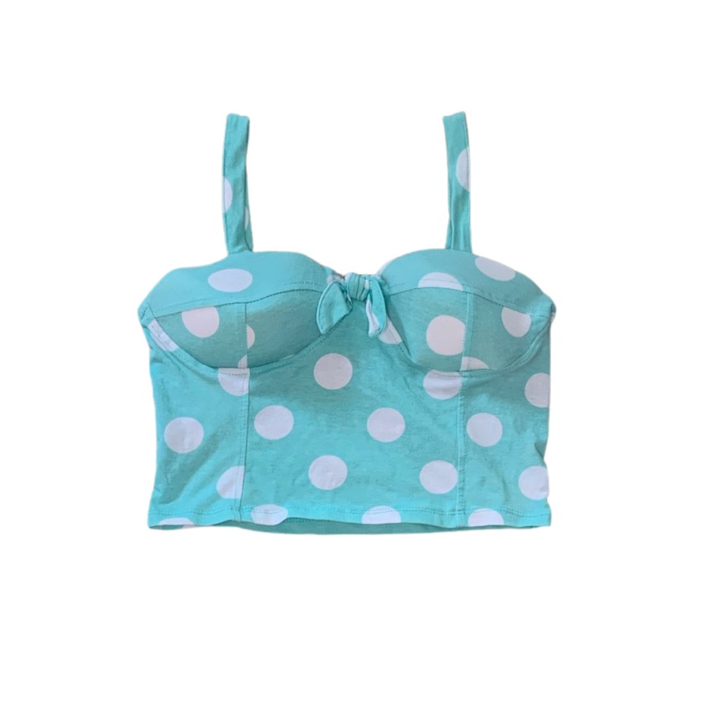 Fun Polka Dot Crop Top